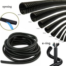 7-28mm Split Convoluted Tubing Conduit Sleeving Wiring Harness Loom Protect