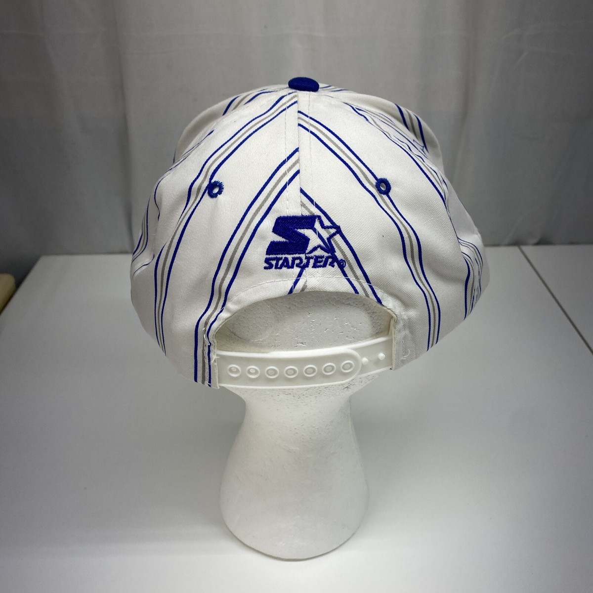 スターター　STARTER　DUKE　BLUE　DEVILS　スナップバック Vintage Starter The Classic Duke Blue Devils Pin Stripe Cap