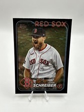 2024 Topps Series 2 Crackle Silver Foilboard #426 John Schreiber Red Sox
