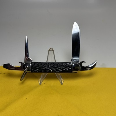 VINTAGE CAMILLUS CAMCO USA BOY SCOUT UTLITY CAMPING POCKET KNIFE TOOLS 450 Nice