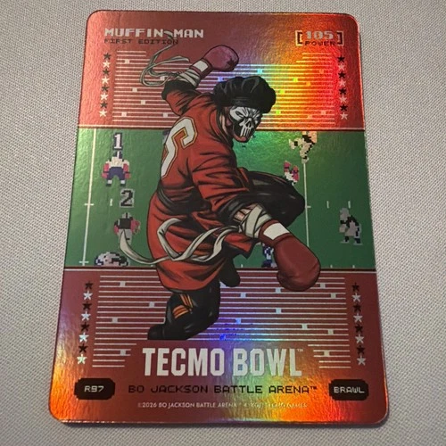 2026 Bo Jackson Battle Arena Tecmo Red Battlefoil Brawl - Muffin Man-B. Mayfield