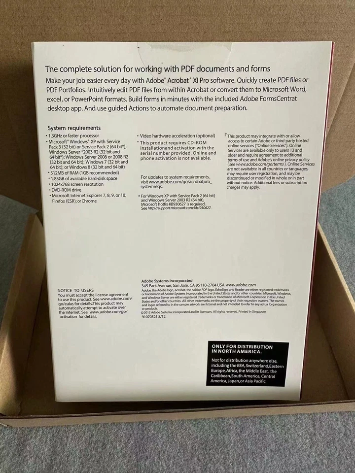 Adobe Acrobat Xi Pro Full Version DVD/Windows, Permanent License For 5 PCs - Image 2 of 4