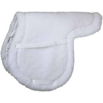 English Saddle Pad - Fleece All Purpose - Quilted Bottom - Equitare