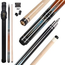 CUEELF GB-B R Pool Cue Stick 21 oz 13mm Tip with Hard Case