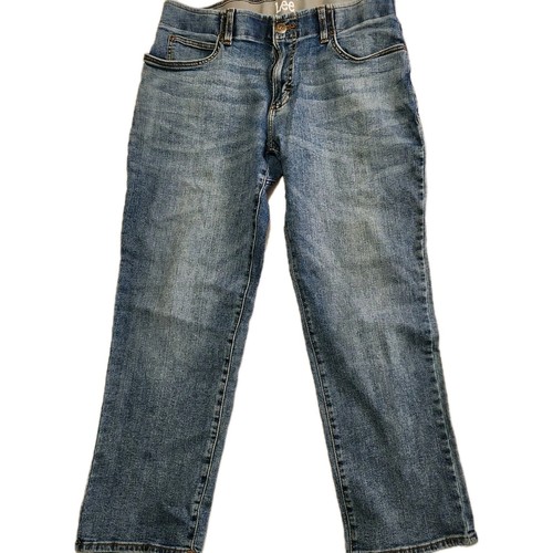 Lee Herren Jeans für Herren Größe 34x30 Blau Straight Stretch