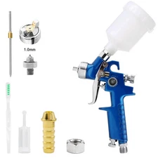 Mini HVLP Air Spray Gun Auto Car Detail Touch Up Paint Sprayer Spot Repair 1.0MM