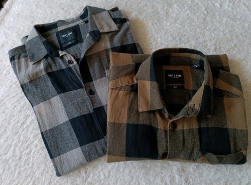 Only & Sons Hemd Gr.M 50/52 Slim, Checked Gingham Shirt kariert, top Zustand - Bild 9 von 9
