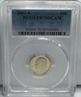 2002-S Roosevelt Proof Dime **PCGS PR70 DCAM**