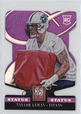 2014 Panini Elite Rookie Status Die-Cut 12/77 Taylor Lewan #107 0nr3