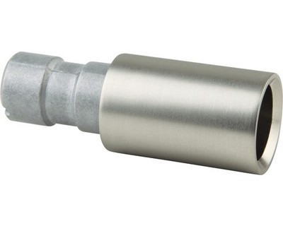 Trägerverlängerung function für Gent edelstahl-optik Ø 25 mm 3,5 cm lang