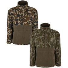 Drake Waterfowl Original MST Eqwader Plus 1/4 Zip Camo Jacket DW4320