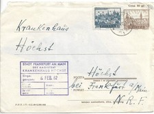 POLAND. COVER TO FRANKFURT. 1962