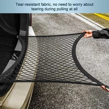 Truck Bed Net – Heavy Duty Single Layer, 4 Plastic Hooks for Secure Cargo