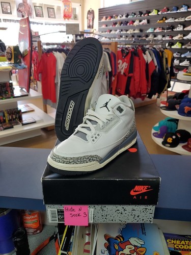 Size 6.5 Jordan 3 Retro Hide N' Sneak (Gs)