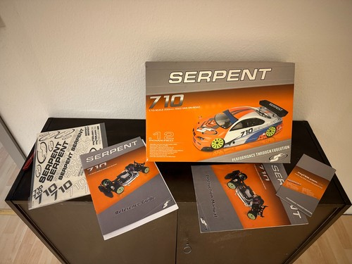 Coche Serpent 710 Racing RC 1/10 *muy raro* vintage con Mega Zx12 y accesorios - Imagen 3 de 5