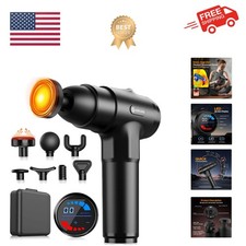 Massage Gun with Heat Deep Tissue Back Massager Neck Massager for Pain Relief...