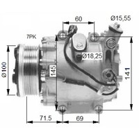 Kompressor Klimaanlage NRF FüR Honda Civic Viii Hatchback FN FK