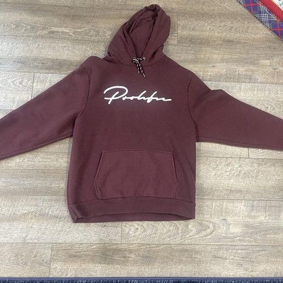 Men s Burgundy Hoodie Size Large