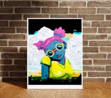 Hebru Brantley Canvas Wrap Wall Decor PosterWall Art Print Alec Monopoly