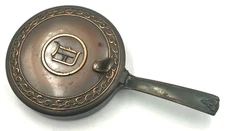 Vintage 30s L E Mason Hyde Park Brass Bronze Copper Crumb Catcher Silent Butler