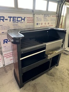 Carlisle 56" Portable Bar - 15 gal Ice Bin