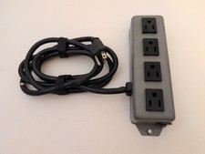 Vintage METAL Tripp-Lite SL Waber Industrial Power Strip 6' Cord 15 Amp