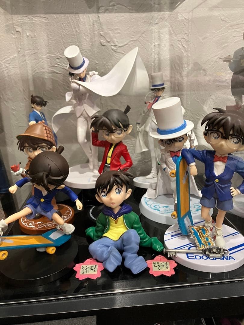 Detektiv Conan Figuren Lot Sammlerstücke Anime Figuren authentisch Japan gebr...