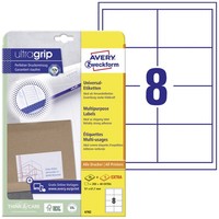 Avery-Zweckform 4782 Universal-Etiketten 97 X 67.7 Mm Papier Weiß 240 St. Per...