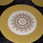 3 Vintage Homer Laughlin Plates~Malibu~Mid-Century Modern ~1971~Ribbed Edge — photo 7