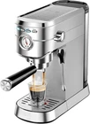 20 Bar Espresso Machine with Milk Frother Compact Coffee Maker 34oz Tank Silver