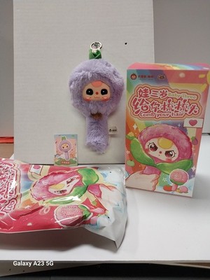 Labubu BABY THREE ''TARO FRUIT'' Comb Your Hair Brush! Confirmed! MIB! AUTHENTIC!