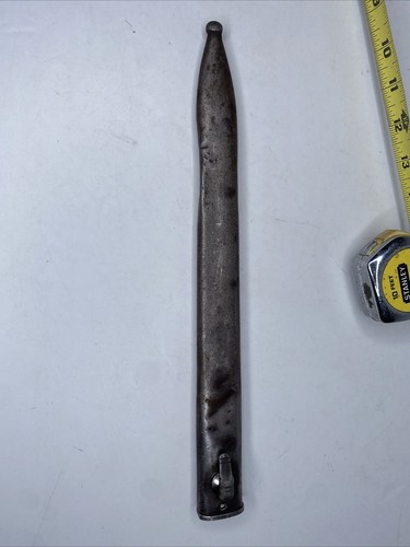 WWII CZECH Mauser Rifle Bayonets WW2 Knife Military Vintage w/ scabbard - Picture 3 of 8