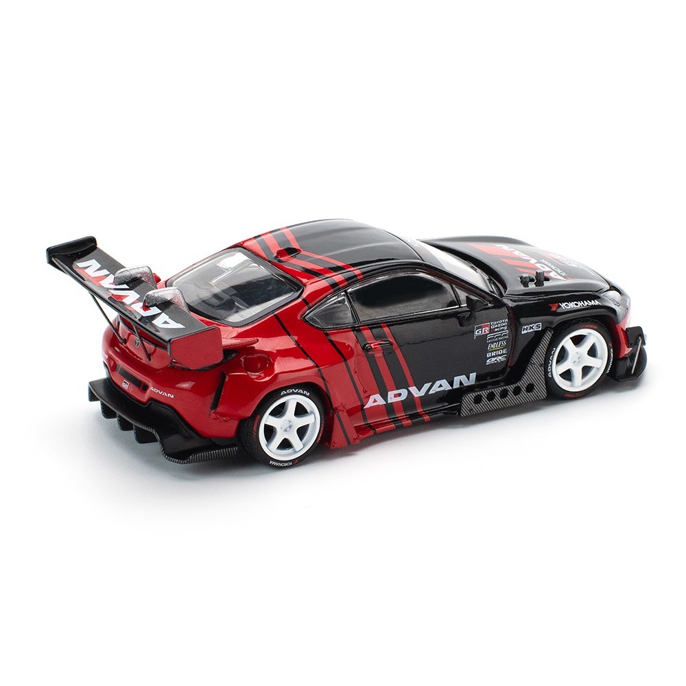 Pop Race 1:64 Toyota GR86 Pandem Advan Livery Diecast Model Car PR640228