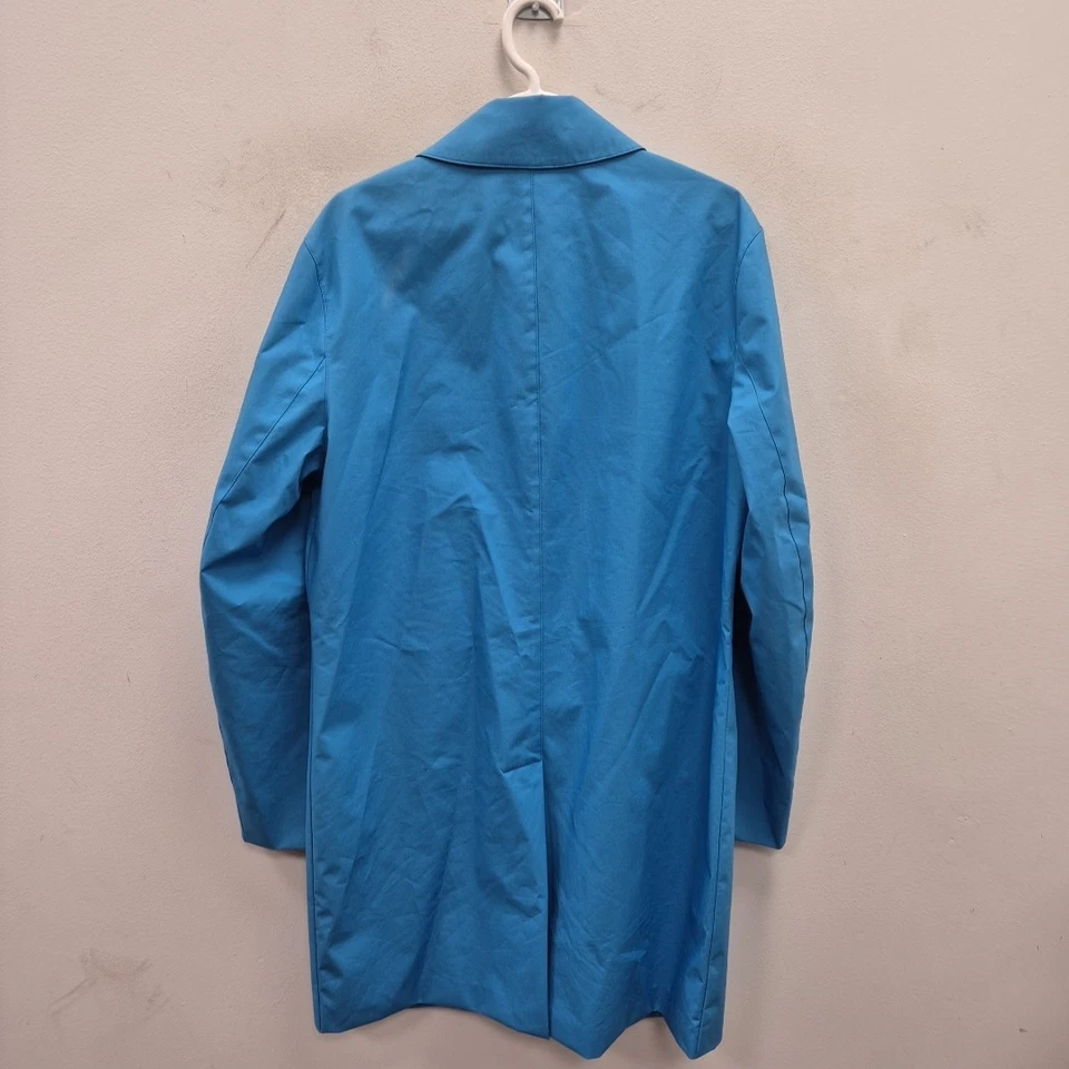 Abrigo Reiss Earlsworth Azul Algodón Sencillo Mac Trench Azul Marino Talla Mediana Foto 2 de 4