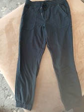 Athleta Farallon Jogger Womens Sz 4 Black Sweatpants Drawstring Pockets EUC