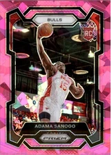 2023-24 Panini Prizm Prizms Pink Ice #286 Adama Sanogo - BSK