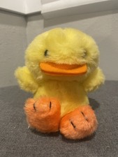 Vintage Dakin Yellow Duck Chick Plush 1981 7"
