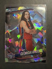 2025 Panini Prizm WNBA Georgia Amoore Cracked Ice RC Washington Mystics #103