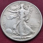 1929 D Walking Liberty Half Dollar 50c AU