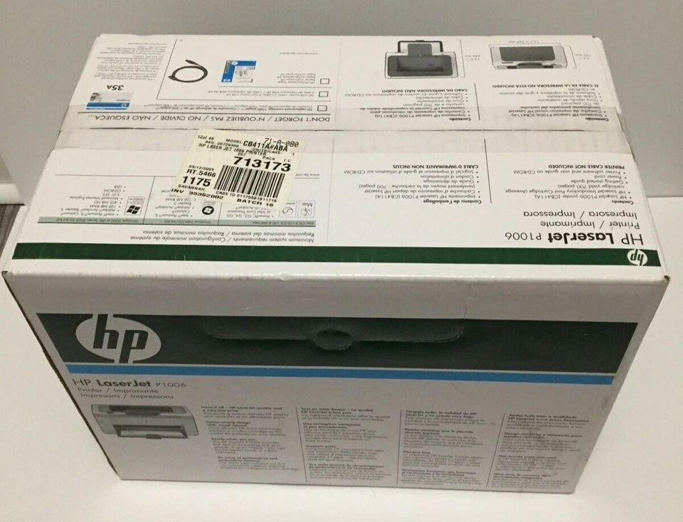 HP LaserJet P1006 Workgroup Laser Printer - BRAND NEW - Image 2 of 3