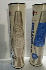 14.5 Motion/ Silver Or Blue Glitter Lava Lamps Model's 2135/2130 -NEW- / PER. 1