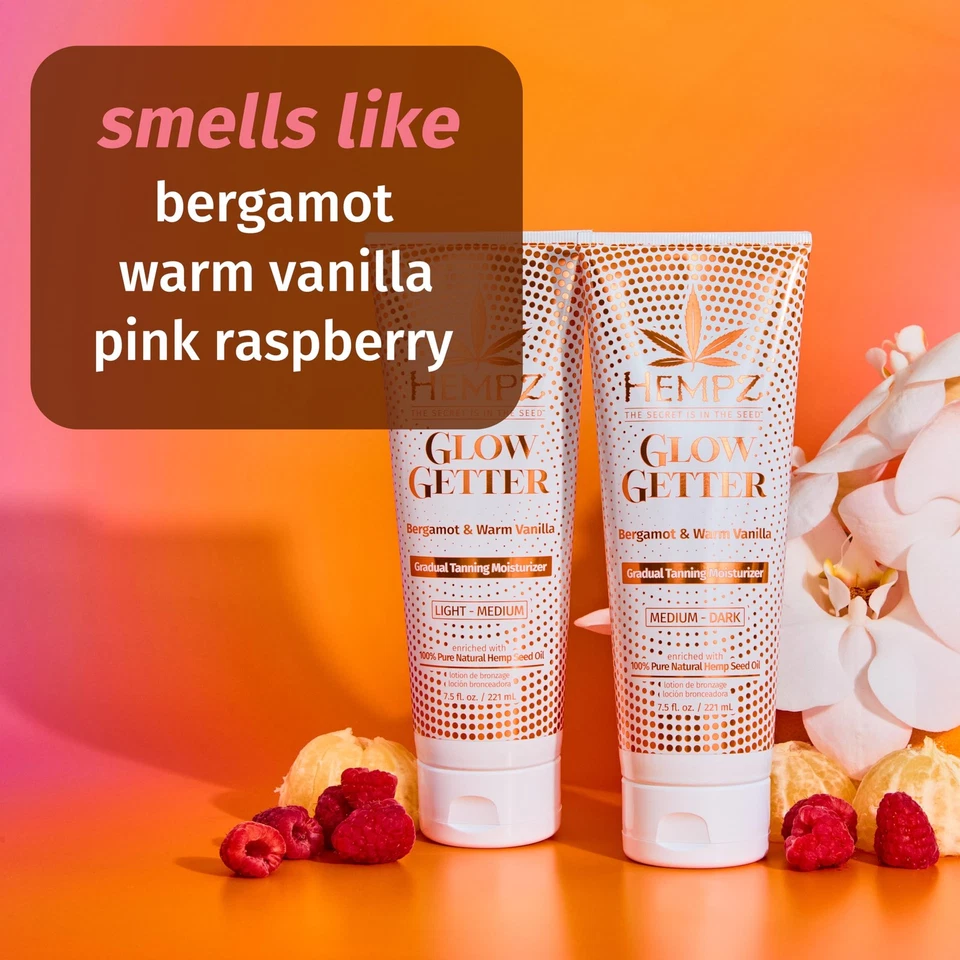 Loción autobronceadora, mediana a oscura, 7,5 oz, hidratante vegana Foto 2 de 4