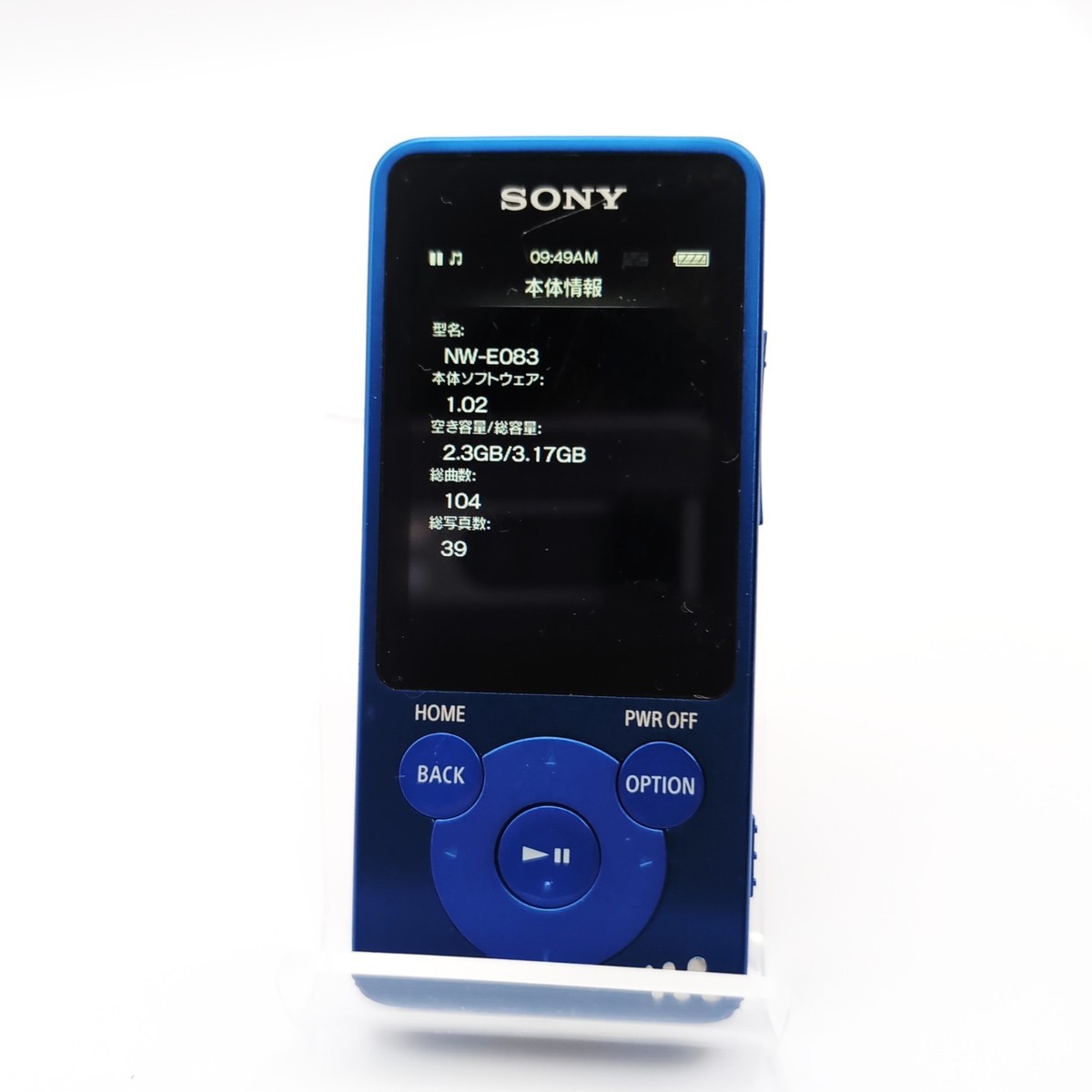 SONY NW-E083 新品 SONY Walkman NW-E083 black working 4GB mp3 wma audio player