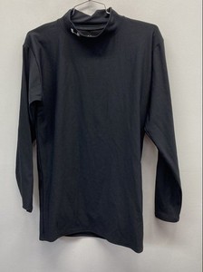 Under Armour Men's ColdGear Mock Neck Long Sleeve Base Layer Black Sz XL