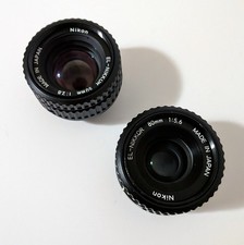 Nikon Enlarger Lenses. El-Nikkor N 50mm f2.8 AND 80mm f5.6. Late model.