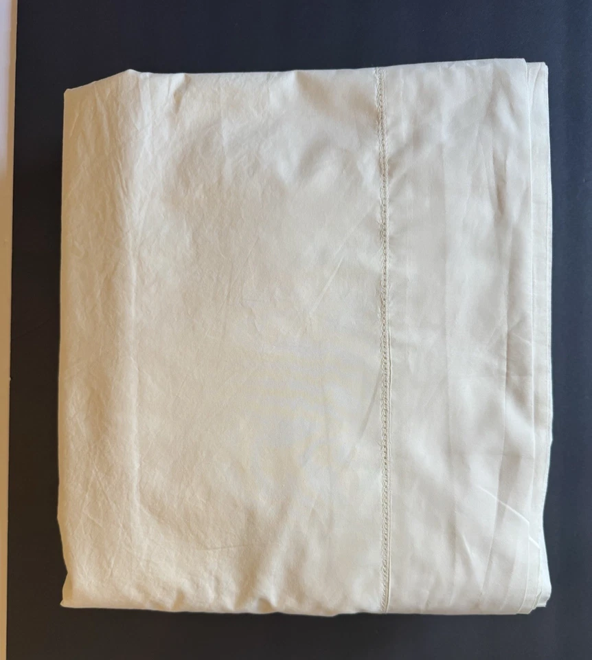 Juego de sábanas Pine Cone Hill Anne Selke CA King marfil algodón dobladillo clásico Foto 4 de 4