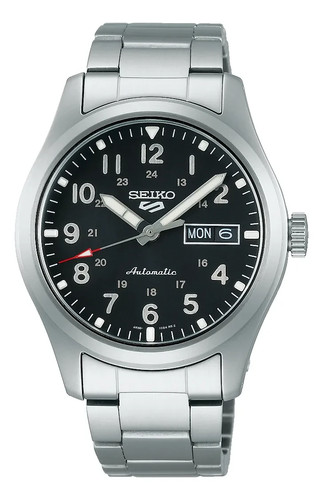 Seiko Men's 5 Sports Automatic Black Dial Watch - SRPG27K1 NEW