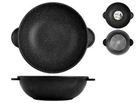 H&H Antihaft Wok Mit 2 Griffen, 32 Cm