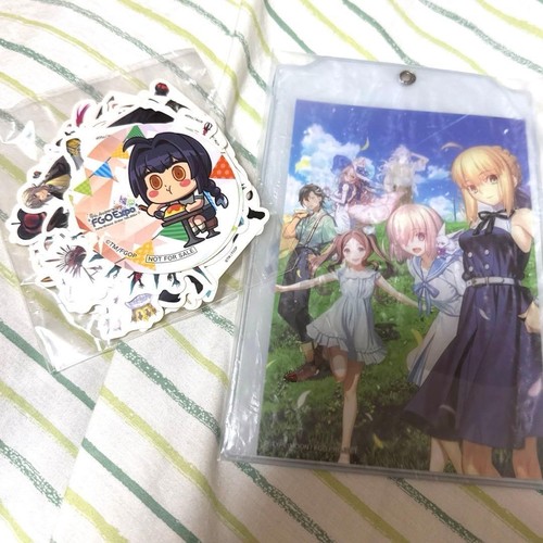 FGO Expo 2024 Fate/Grand Order Sticker Set + Pass Case, Used, Limited ...