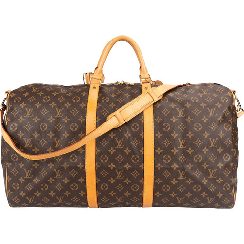 Louis Vuitton Monogram  Keepall 60 Bandoulière Travel Bag    Tasche